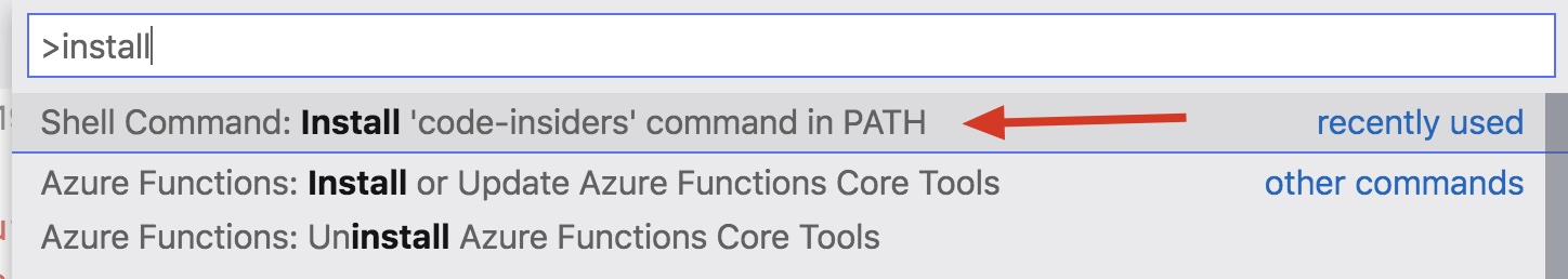 open in terminal vs code